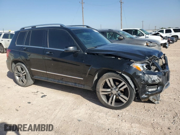 2014 Mercedes-Benz GLK 350 with VIN WDCGG5HB3EG333962, listed as a Copart auction lot 52577125 with 114,214 mi miles and Salvage Title. Bid and sale history available at DreamBid. Image 4.