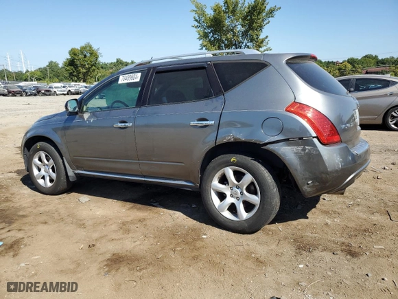 2006 Nissan Murano SE with VIN JN8AZ08W86W550737, listed as a Copart auction lot 70489604 with 198,925 mi miles and Salvage Title. Bid and sale history available at carsss.com. Image 2.