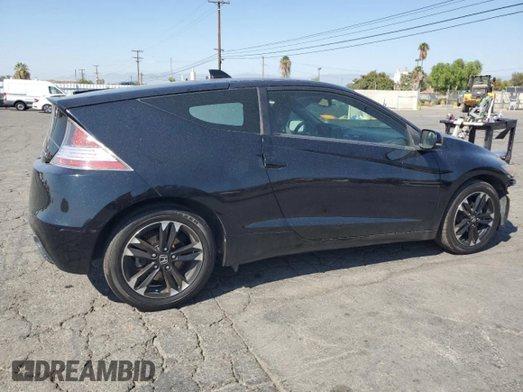 2015 Honda CR-Z with VIN JHMZF1D49FS002687, listed as a Copart auction lot 72941124 with 75,964 mi miles and Salvage title. Bid and sale history available at DreamBid. Image 3.