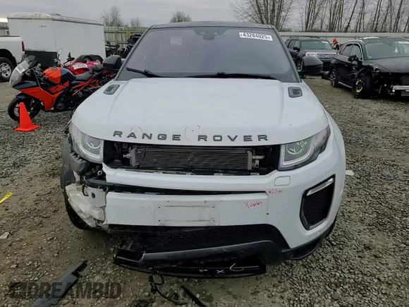 2018 Land Rover Range Rover Evoque SE Premium with VIN SALVC2RX0JH321380, listed as a Copart auction lot 43284025 with 53,788 mi miles and Salvage Title. Bid and sale history available at DreamBid. Image 11.