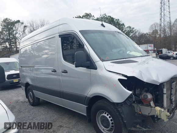 2023 Mercedes-Benz Sprinter Cargo Cargo with VIN W1Y40BHYXPT139483, listed as a IAAI auction lot 41513103 with 62,433 mi miles and . Bid and sale history available at DreamBid. Image 14.