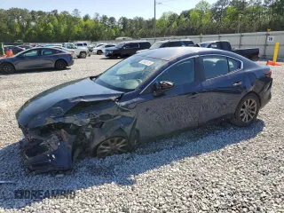 2021 Mazda 3 S with VIN JM1BPAAL3M1326099, listed as a Copart auction lot 52400115 with 58,159 mi miles and Salvage Title. Bid and sale history available at DreamBid. Image 1.