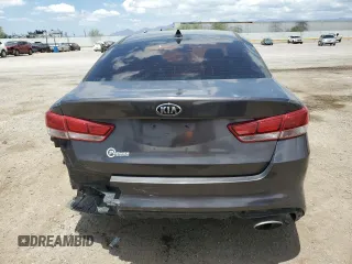 2017 Kia Optima LX with VIN KNAGT4L36H5179062, listed as a Copart auction lot 62503565 with 151,231 mi miles and Salvage title. Bid and sale history available at DreamBid. Image 6.