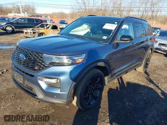 2020 Ford Explorer ST with VIN 1FM5K8GC2LGC23596, listed as a IAAI auction lot 41070463 with 78,518 mi miles. Bid and sale history available at carsss.com. Image 20.