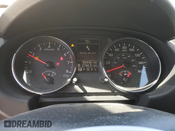 2013 Nissan Rogue S with VIN JN8AS5MT1DW024945, listed as a Copart auction lot 50561725 with 82,416 mi miles and Salvage Title. Bid and sale history available at carsss.com. Image 9.