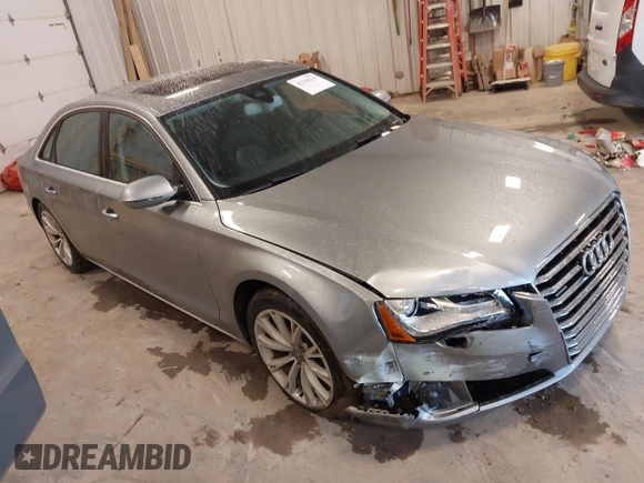 2012 Audi A8 with VIN WAURVAFD7CN021716, listed as a IAAI auction lot 42330229 with 97,359 mi miles and . Bid and sale history available at DreamBid. Image 1.