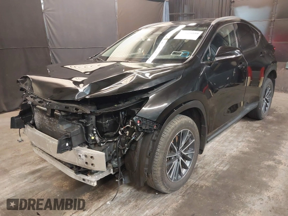 2025 Lexus NX with VIN 2T2GGCEZ5SC063294, listed as a IAAI auction lot 41625059 with 7,225 mi miles. Bid and sale history available at carsss.com. Image 2.