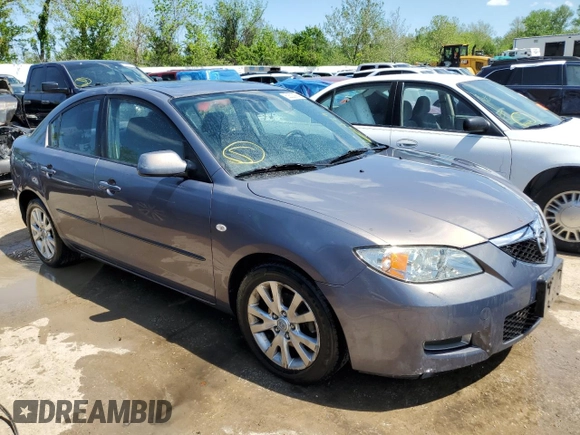 2007 Mazda 3 i Touring with VIN JM1BK12F771613103, listed as a Copart auction lot 52523994 with 259,387 mi miles and Salvage Title. Bid and sale history available at DreamBid. Image 4.