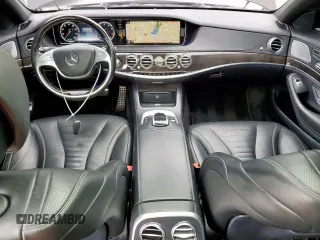 2015 Mercedes-Benz S 550 with VIN WDDUG8CB5FA133287, listed as a Copart auction lot 54829225 with 55,878 mi miles and Salvage Title. Bid and sale history available at carsss.com. Image 8.