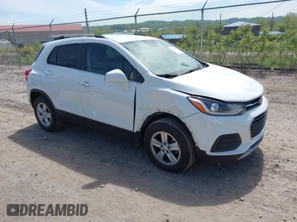 2020 Chevrolet Trax LT with VIN KL7CJPSB5LB002799, listed as a IAAI auction lot 42247119 with 92,459 mi miles and . Bid and sale history available at DreamBid. Image 1.