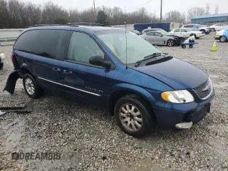 2001 Chrysler Town & Country LXi with VIN 2C8GP54L61R406351, listed as a Copart auction lot 44060465 with 251,921 mi miles and Salvage Title. Bid and sale history available at DreamBid. Image 4.