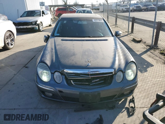 2007 Mercedes-Benz E 550 with VIN WDBUF72X57B086440, listed as a Copart auction lot 42975855 with 178,032 mi miles and Salvage Title. Bid and sale history available at DreamBid. Image 5.