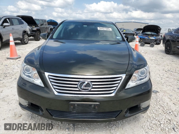 2010 Lexus LS 460 with VIN JTHBL5EF1A5097531, listed as a Copart auction lot 54431565 with 149,100 mi miles and Salvage Title. Bid and sale history available at DreamBid. Image 5.