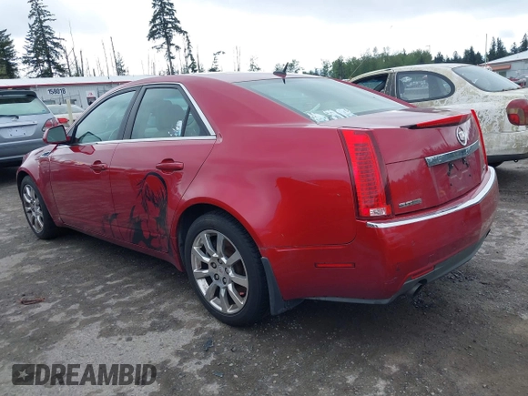 2008 Cadillac CTS AWD w/1SB with VIN 1G6DT57V380185215, listed as a IAAI auction lot 42153012 with 126,098 mi miles. Bid and sale history available at carsss.com. Image 3.