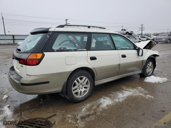 2000 Subaru Legacy Wagon Outback w/GB Equip with VIN 4S3BH6756Y7636074, listed as a Copart auction lot 87234374 with 121,611 mi miles and Salvage Title. Bid and sale history available at carsss.com. Image 3.