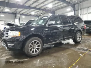 2016 Ford Expedition Max Platinum z VIN 1FMJK1MTXGEF03584, wystawiony jako Copart lot #55756615 z przebiegiem 174 318 mil mil oraz Szkoda całkowita • Salvage title. Historia ofert i sprzedaży dostępna na DreamBid. Obrazek 1.