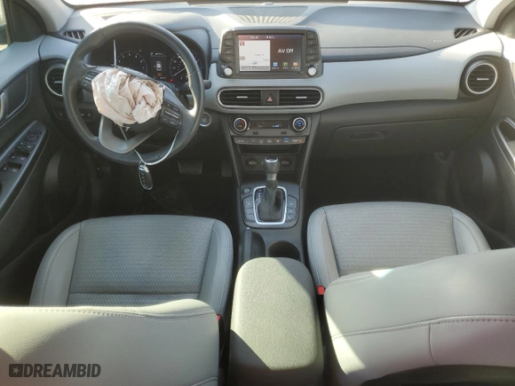 2018 Hyundai Kona Ultimate with VIN KM8K53A59JU130001, listed as a Copart auction lot 77345064 with 40,575 mi miles and Salvage Title. Bid and sale history available at carsss.com. Image 8.