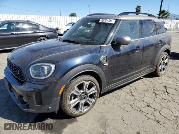2024 MINI Countryman Cooper S with VIN WMZ83BR06R3R36175, listed as a Copart auction lot 89084285 with 0 mi miles and Salvage Title. Bid and sale history available at carsss.com. Image 1.