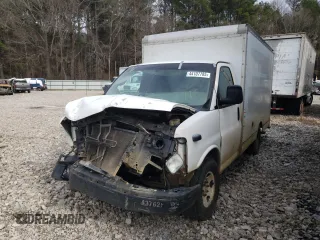 2012 GMC Savana Commercial Work Van z VIN 1GDY72CA1C1907588, wystawiony jako Copart lot #44107785 z przebiegiem Nie podano mil oraz Szkoda całkowita • Salvage title. Historia ofert i sprzedaży dostępna na DreamBid. Obrazek 1.