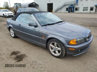 2003 BMW 3 Series 325Ci with VIN WBABS33493PG89518, listed as a Copart auction lot 74748284 with 0 mi miles and Salvage Title. Bid and sale history available at carsss.com. Image 4.