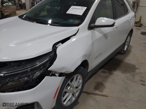2022 Chevrolet Equinox LT with VIN 3GNAXUEV0NS222198, listed as a IAAI auction lot 41854151 with 30,034 mi miles. Bid and sale history available at carsss.com. Image 17.