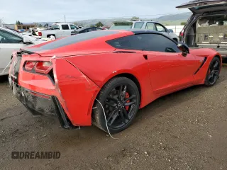 2015 Chevrolet Corvette 3LT with VIN 1G1YF2D79F5103863, listed as a Copart auction lot 47881365 with 46,411 mi miles and Salvage Title. Bid and sale history available at carsss.com. Image 3.