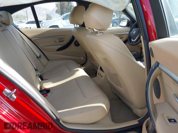 2016 BMW 3 Series 328i with VIN WBA8E9G50GNT82356, listed as a IAAI auction lot 41799119 with 83,337 mi miles. Bid and sale history available at carsss.com. Image 8.
