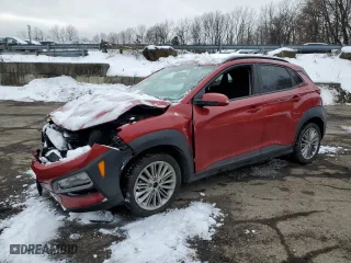 2018 Hyundai Kona SEL with VIN KM8K2CAA3JU076829, listed as a Copart auction lot 45152425 with 82,196 mi miles and Salvage Title. Bid and sale history available at carsss.com. Image 1.