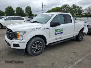 2019 Ford F-150 XL with VIN 1FTEX1CP1KFB02018, listed as a Copart auction lot 57113545 with 116,722 mi miles and Salvage title. Bid and sale history available at DreamBid. Image 1.