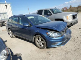 2018 Volkswagen Golf SportWagen S with VIN 3VWD17AU6JM767582, listed as a Copart auction lot 77665594 with 51,635 mi miles and Salvage Title. Bid and sale history available at carsss.com. Image 4.
