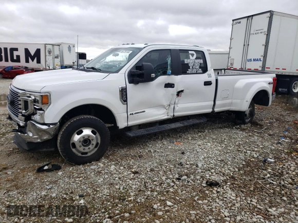 2022 Ford F-350 XL with VIN 1FT8W3DTXNEC24636, listed as a Copart auction lot 46478194 with 244,288 mi miles and Non Repairable. Bid and sale history available at DreamBid. Image 1.