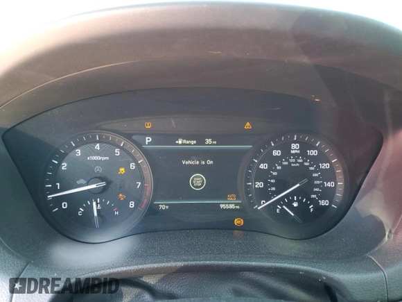 2018 Genesis G80 5.0L Ultimate with VIN KMHGN4JFXJU228703, listed as a Copart auction lot 49470565 with 95,585 mi miles and Salvage Title. Bid and sale history available at carsss.com. Image 9.