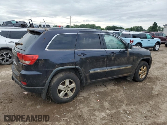 2011 Jeep Grand Cherokee Laredo with VIN 1J4RR4GG5BC622838, listed as a Copart auction lot 62221365 with 287,115 mi miles and Clean title. Bid and sale history available at DreamBid. Image 3.