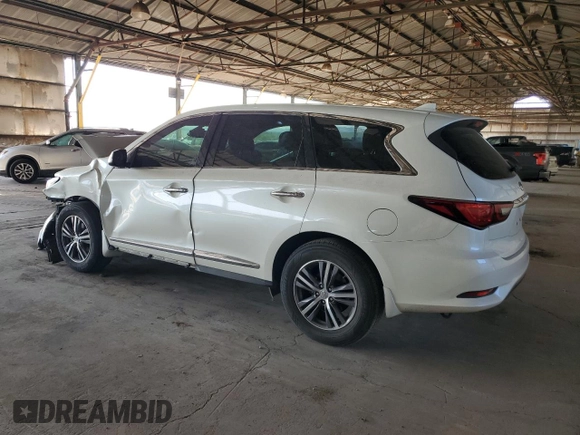2019 Infiniti QX60 LUXE with VIN 5N1DL0MN2KC503153, listed as a Copart auction lot 69657904 with 79,759 mi miles and Salvage Title. Bid and sale history available at carsss.com. Image 2.