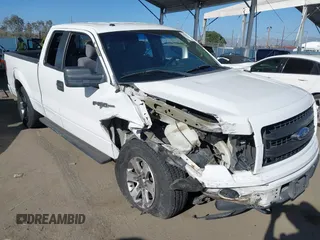 2013 Ford F-150 XL with VIN 1FTFX1EF7DFC13006, listed as a IAAI auction lot 41717985 with 154,380 mi miles. Bid and sale history available at carsss.com. Image 1.