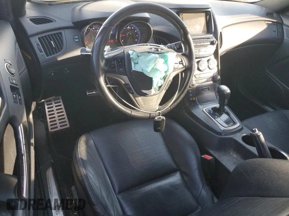 2015 Hyundai Genesis Coupe R-Spec with VIN KMHHU6KJ0FU124721, listed as a Copart auction lot 80507174 with 124,082 mi miles and Salvage title. Bid and sale history available at DreamBid. Image 8.