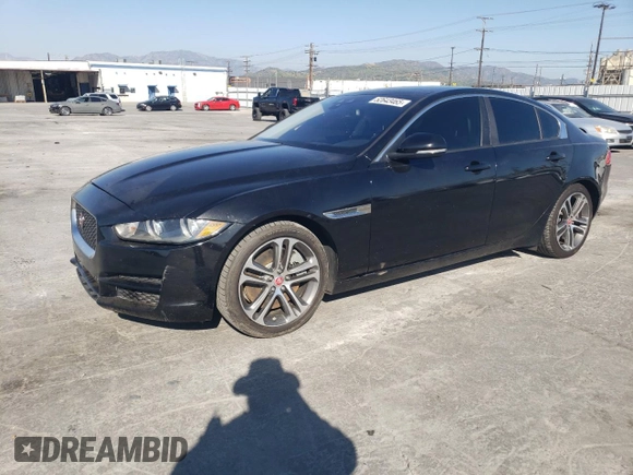 2017 Jaguar XE 35t Premium with VIN SAJAD4BV5HA970314, listed as a Copart auction lot 52643465 with 84,911 mi miles and Salvage Title. Bid and sale history available at DreamBid. Image 1.