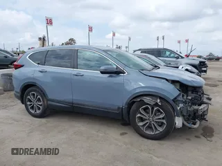 2020 Honda CR-V EX with VIN 7FARW1H58LE003895, listed as a IAAI auction lot 41841608 with 56,757 mi miles and . Bid and sale history available at carsss.com. Image 14.