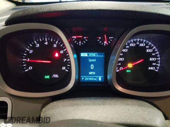 2017 Chevrolet Equinox Premier with VIN 2GNFLGEK2H6219797, listed as a Copart auction lot 80712444 with 97,069 mi miles and Salvage Title. Bid and sale history available at carsss.com. Image 9.