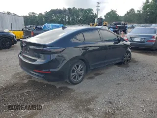 2017 Hyundai Elantra Limited with VIN 5NPD84LF4HH030635, listed as a Copart auction lot 54100925 with Not Provided miles and Clean Title. Bid and sale history available at DreamBid. Image 3.