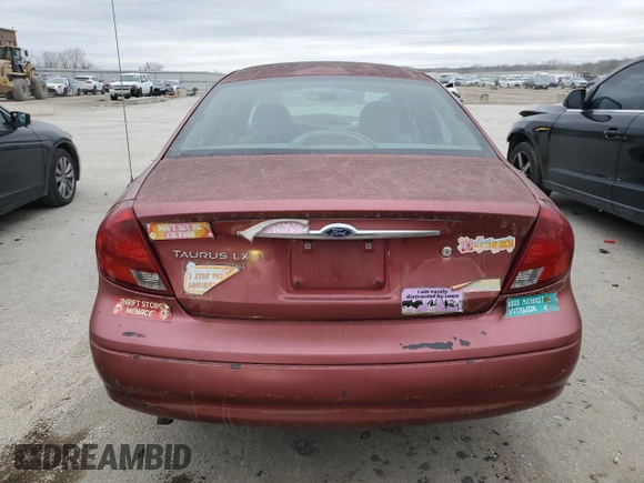 2001 Ford Taurus LX with VIN 1FAFP52U01G123380, listed as a Copart auction lot 85426694 with 45,784 mi miles and Salvage title. Bid and sale history available at DreamBid. Image 6.