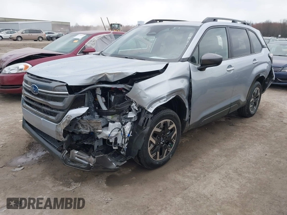 2025 Subaru Forester Premium с VIN JF2SLDBC5SH538293, выставлен на аукционе IAAI как лот 41898976 с пробегом 424 миль миль и . История ставок и продаж доступна на DreamBid. Изображение 2.