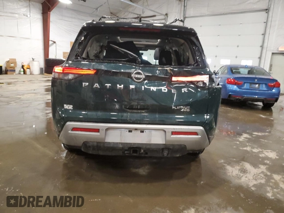 2024 Nissan Pathfinder Platinum z VIN 5N1DR3DK2RC202673, wystawiony jako Copart lot #43844925 z przebiegiem 16 813 mil mil oraz Szkoda całkowita • Salvage title. Historia ofert i sprzedaży dostępna na DreamBid. Obrazek 6.