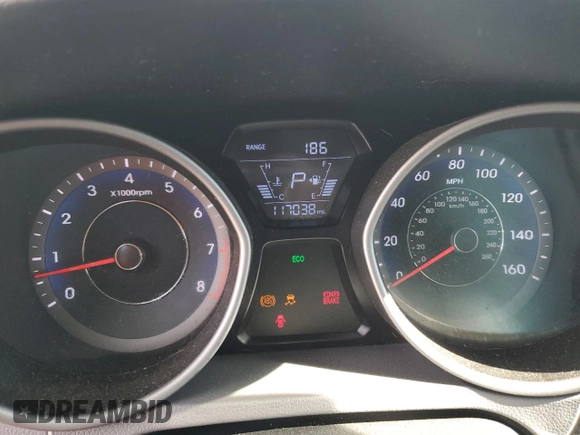 2014 Hyundai Elantra SE z VIN KMHDH4AE0EU066538, wystawiony jako Copart lot #54348995 z przebiegiem 117 038 mil mil oraz Szkoda całkowita • Salvage title. Historia ofert i sprzedaży dostępna na DreamBid. Obrazek 9.