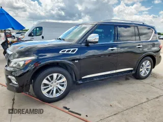 2016 Infiniti QX80 z VIN JN8AZ2NC1G9402791, wystawiony jako Copart lot #62116345 z przebiegiem 200 428 mil mil oraz Szkoda całkowita • Salvage title. Historia ofert i sprzedaży dostępna na DreamBid. Obrazek 1.