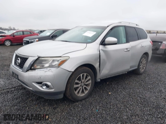 2015 Nissan Pathfinder SV z VIN 5N1AR2MN9FC703255, wystawiony jako IAAI lot #41060972 z przebiegiem 116 226 mil mil oraz . Historia ofert i sprzedaży dostępna na DreamBid. Obrazek 2.