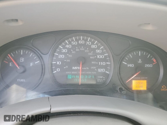 2005 Chevrolet Impala z VIN 2G1WF52E159284369, wystawiony jako Copart lot #55082365 z przebiegiem 193 669 mil mil oraz Nie do naprawy • Non repairable. Historia ofert i sprzedaży dostępna na DreamBid. Obrazek 9.