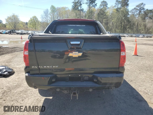 2013 Chevrolet Avalanche LT with VIN 3GNMCFE09DG203076, listed as a Copart auction lot 49719845 with 169,564 mi miles and Salvage Title. Bid and sale history available at DreamBid. Image 6.