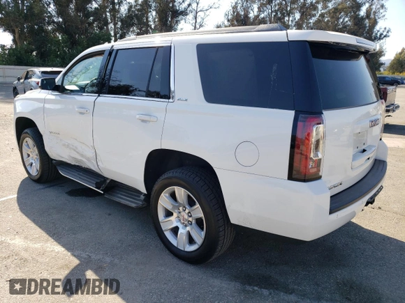 2017 GMC Yukon SLE with VIN 1GKS1AKCXHR309277, listed as a Copart auction lot 72389454 with 116,967 mi miles and Salvage Title. Bid and sale history available at carsss.com. Image 2.