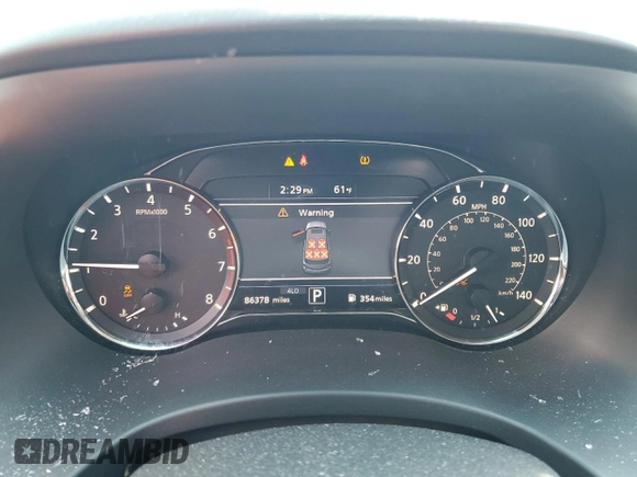 2021 Infiniti QX80 LUXE with VIN JN8AZ2AE0M9271825, listed as a Copart auction lot 47971325 with 86,378 mi miles and Salvage Title. Bid and sale history available at carsss.com. Image 9.